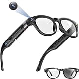 NILUTO AI Smart Glasses with Camera and Bluetooth, 4K Video Audio Recording Glasses with Translation & Voice Control, IP67 Waterproof Smart Glasses for Business & Outdoor