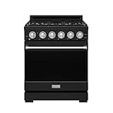 30 Inch Professional Liquid Propane with Precision Knob Control in Black/Stainless Steel