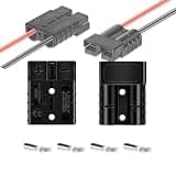 Etersec 1865107 MKR-20 Trolling Motor Quick Connect Plug Compatible with Minn Kota Edge Riptide Terrova Fortrex Maxxum Traxxis, 50A 6-12 AWG Connector Kit with Solder Plugs new