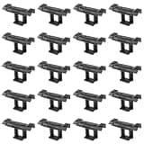 Zangc 30mm Solar Panel Cleaning Clips Waterproof frame fixture with buckle Suitable for outdoor roof photovoltaic maintenance 20PCS
