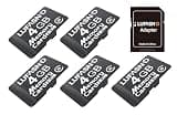 Lufasnd 5-Pack 8GB Micro SD Cards with Adapter, Class 10 UHS-I A1 TF Flash Memory Cards, Reliable Storage for Smartphones, Tablets, Cameras, Dash Cam, Car Audio & MP3 Players