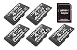 Lufasnd 5-Pack 8GB Micro SD Cards with Adapter, Class 10 UHS-I A1 TF Flash Memory Cards, Reliable Storage for Smartphones, Tablets, Cameras, Dash Cam, Car Audio & MP3 Players