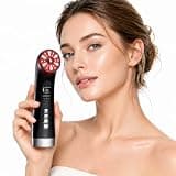 XIAOCHI 4-in-1 Facial Massager for Face & Neck, Red Light Skincare Device for Puffiness & Fine Line Care, At-Home Beauty Tool