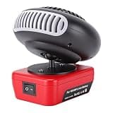 Eujgoov Battery Powered Space Heater Compatible with M18 Batteries, 200W Portable Electric Heater with Dual USB Ports and 2 Heat Settings