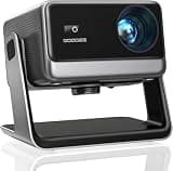 GooDee Video Projector With Wifi And Bluetooth, Smart Portable Projector Movie System Compatible with Netflix/Dolby Audio/Auto Focus & Keystone, 4k Video Decode & 1080p Native For Home Theater/Outdoor