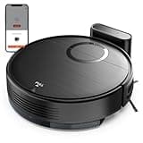 Robot Vacuum, 2 in 1 Robot Vacuum and Mop Combo for Pet Owners: Strong Suction, Anti-Tangle Brushless Inlet, Picks Up Dog & Cat Hair, Wet Mopping Removes Paw Prints, Auto-Recharge with Schedule