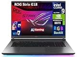 ME2 Customized Laptop,Created Using ME2 MichaelElectronics2 ASUS ROG Strix AI Gaming Laptop 18" 240Hz(Intel Ultra 9-275HX,GeForce RTX 5070 8GB,32GB/64GB DDR5,2TB/4TB PCIe SSD,RGB KB,WiFi 7,Win 11 Pro)