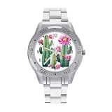 FekiLoot Watches for Men Big Face Stainless Steel Wristwatch Casual Watch