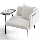 BHFOLO Living Room Chair, with Side Table