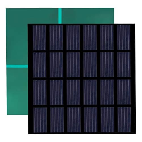 aqxreight 1.5W 6V Mini Polysilicon Solar Panel PET Laminated 1.5W 6V Mini Polysilicon Solar Panel PET Laminated Board DIY Battery Charger for Outdoor App 6