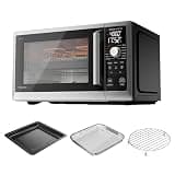 TOSHIBA Optichef Pro Air Fryer Combo Countertop Microwave Oven, 1.0 Cu.Ft