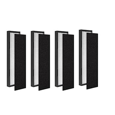 4 Pack FLT5000 HEPA Replacement Filt-er C Activated Carbon for G-Guardian AC5250PT AC5000 AC5000E AC5300B AC5350B AC5350BCA AC5350W CDAP5500