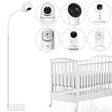 AOZTSUN 67 inch Adjustable Height Baby Monitor Floor Stand Holder for Infant Optics DXR-8 Pro,eufy HelloBaby HB6560/HB6550/Pro/HB65/HB66/HB248,ANMEATE SM935E or Any Cameras with 1/4 Screw Mount
