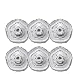 ZZDKAVHSU Compatible with XiaoMi Dreame Bot W10 Self-Cleaning Robot Vacuum and Mop Main Side Brush HEPA Filter Mop Pad Dust Box Vacuum Cleaner Parts(6pc)