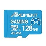 MMOMENT MM23 PRO 128GB microSDXC Card for Gaming | A2 V30 U3 | Read Up to 160MB/s, Write Up to 130MB/s | Handheld Gaming Devices