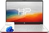 HP 15 Student Laptop, 15.6-Inch HD Display, Intel Quad-Core Processor, 8GB RAM, 500GB Storage, WiFi & Bluetooth, for Home & Office, Red