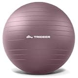 Trideer Exercise Ball, Stability Yoga Ball for Physical Therapy, Active Sitting, Pregnancy & Birth Labor Prep, Core Strength, Balance Training, Posture Improvement and Daily Stretching, 55/65/75cm
