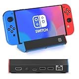 πΉπππππ TV Dock Station for Nintendo Switch with ethernet, with HDMI Output/USB 3.0 Port for Nintendo Switch Dock οΌNot Include HDMI Cable and AC AdapterοΌ