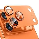Tensea for iPhone 17 Pro Max Camera Lens Protector, Metal Aluminum Alloy Tempered Glass Cover Camera Screen Protector Accessories, Case Friendly