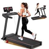 Upgrade Walking Pad with 15% Incline - 3.5HP Under Desk Treadmill with Handle Bar, 0.6-8.7MPH Foldable Walk Pad for Home Office Small Space, Quiet Treadmill, LED Display, 400LBS Capacity