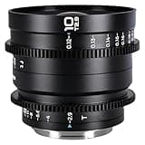 DSLR Camera Lens, 9mm T5.8 10mm T2.9 12mm T2.9 14mm T2.6 Zero-D Lens Full Frame Ultra Wide Angle,Compatible for Sony Nikon Z Canon EF/RF(ARRI LPL,10mm T2.9)