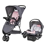 Baby Trend Venture 3-Wheel Stroller Travel System, Dash Pink