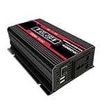 EHSOLZXBE Car Inverter 12V to 220V 4000W Converter Voltmeter Converter 12V Transformer Modified Sine Wave Inverter(Black Inverter,110V)