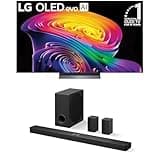 LG 65-Inch Class OLED evo C6 4K Smart TV (OLED65C6PUA, 2026) Bundle S90TR 7.1.3-Ch Soundbar, Dolby Atmos, Dolby Vision, Wow Orchestra, WOWCAST, Rear Speakers, Wireless Subwoofer