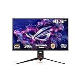 ASUS ROG Swift 32” 4K OLED Gaming Monitor (PG32UCDMR) ― 4K (3840 x 2160), QD-OLED, 240Hz, 0.03ms, G-SYNC Compatible, 99% DCI-P3, USB-C 90W, DisplayWidget, DisplayPort 2.1, 3 yr Warranty