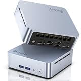 Getorli Mini PC AMD Ryzen 5 3500U (4C/8T) Small Desktop Computer 16GB DDR4 RAM 512GB SSD 4K HD Dual HDMI WiFi 6 Bluetooth 5.3 for Home Office Business Use Daily Computing Web Browsing Media Streaming