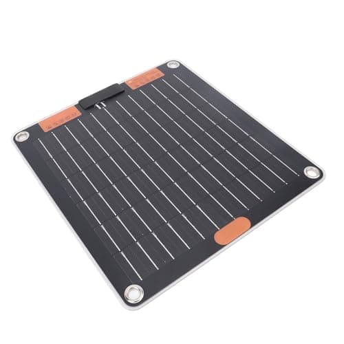 Zerodis Pool Heaters Solar Panels Charger Dual Type C Ports 5V2A Output Lightweight Monocrystalline with Suction Cups for Outdoor Camping Hiking Charger Panel USB