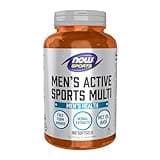 NOW Foods Sports Nutrition, Men's Extreme Sports Multi with Free-Form Amino Acids, ZMA®, Tribulus, MCT Oil, and Herbal Extracts, 180 Softgels