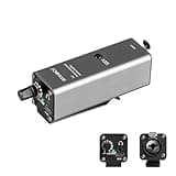 Rechargeable in Ear Monitor Amplifier Metal, Portable Headphone Amplifier with Stereo/Mono Switch, Headphone Amp with XLR and 6.35mm/TRS Input 3.5mm Output for Band, Guitar, Drummers