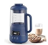 Milk-Smooth Nut Milk Maker Machine, 35oz Automatic Soy Milk Maker for 4 Families, Mini Blender for Homemade Oat, Almond, Soybean, Plant-Based Milk, Juice, MilkShake with 12H Delay Start