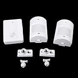 Mingzhe Motion Sensor Wireless Alert Secure System Doorbell Alarm Home Driveway Garage White (1 Receiver + 2 Transmitter)