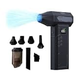 130,000 Rotational speed USB Outdoor Handheld Brushless High-Speed Fan with LED Light,Blow and Suck Upgraded Versions