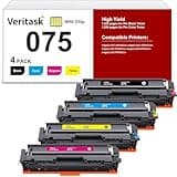 075 Toner Cartridge Set with Chip Replacement for Canon 075 075H Toner Cartridge Compatible with Canon imageCLASS MF665CDW MF662CDW MF663Cdw LBP647Cdw LBP646Cdw Printers (Black Cyan Yellow Magenta)