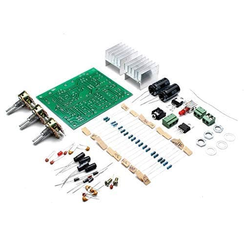 FAUUCHE JF-Xuan Breadboard Power Amplifier Board Kit 12V 30W DIY TDA2030A Dual Track DIY kit Circuit Boards