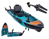 Albott Modular Fishing Kayak with Fin Drive System & Durable HDPE, Customizable 9.4ft Lightweight Sit-on-Top Kayak for Adults, Spare Fins Included, Ideal for Leisure & Commercial Use, 420lbs Capacity