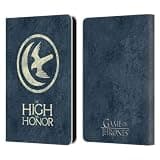 Head Case Designs Officially Licensed HBO Game of Thrones Arryn Dark Distressed Look Sigils Leather Wallet Case Compatible with Amazon Kindle 11th Gen (2024)