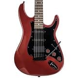 Sawtooth SST Series Electric Guitar - Red Metallic w Black Pickguard - HSS Pickup Configuration