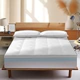 LOQFA 12 Inch Full Mattress in a Box, Hybrid Memory Foam Mattress with Individually Wrapped Springs, Medium Firm Support for Back, Side and Stomach Sleepers