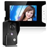 ONMYJFD Visual Intercom Doorbell LCD Wired Video Door Phone System Indoor Monitor 700TVL Outdoor IR Camera Support Unlock
