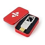 XIRUL Delta Force Quantum Storage Model Collectible USB Drive 64GB — Zinc Alloy Gaming Replica with Real USB 3.2 Storage, Desktop Display Piece & Gift Box,16GB