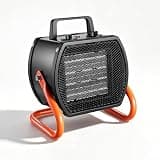 VEVOR Greenhouse Heater, 1500W Electric PTC Space Heater with Fan, Low & High Heat Modes, 40° Adjustable Angle, Overheat Protection, Portable for Grow Tent, Small Greenhouse, Flower Room, Home Office
