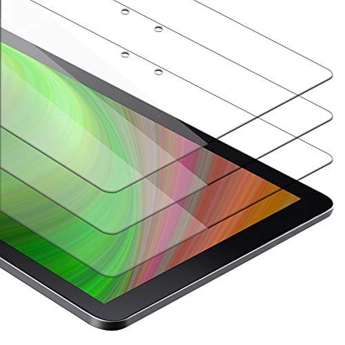 Cadorabo 3X Tempered Glass Compatible with Samsung Galaxy Book (12") (SM-W728 / W720) in HIGH Transparency - 3 Pack Screen Protection 3D Touch Compatible with 9H Hardness - Bulletproof Display Saver