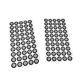 1000 Dots Inner 6mm Outer 10mm Scanning Reference Positioning Point Marker/Dots/Stickers for 3D Scaning and Optical Tracking for Complex Details