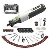 VCAN ACTIVE Cordless Rotary Tool Kit Engraving Pen 5 Variable Speed 7.2V Powerful Rotary Tool 8000-31000RPM with 60 Accessories for 3D Printer Sanding,Polishing,Drilling,Carving DIY Crafts
