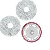 Mop Bracket Pads Kit ,Compatible for ECOVACS , for T30C ,Compatible for Omni, T50 Pro/T50 Max Pro/N30 Pro/N30/T30 Pro/T30 Vacuum(Red)