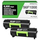 56F1000 Toner Cartridge Compatible for Lexmark 56F1000 Black Toner Cartridge for MS321 MX321,MX421 MX521 MX522 MX622 MS421 MS521 MS621 MS622 Laser Printer High Yield 6,000 Pages(2 Black)